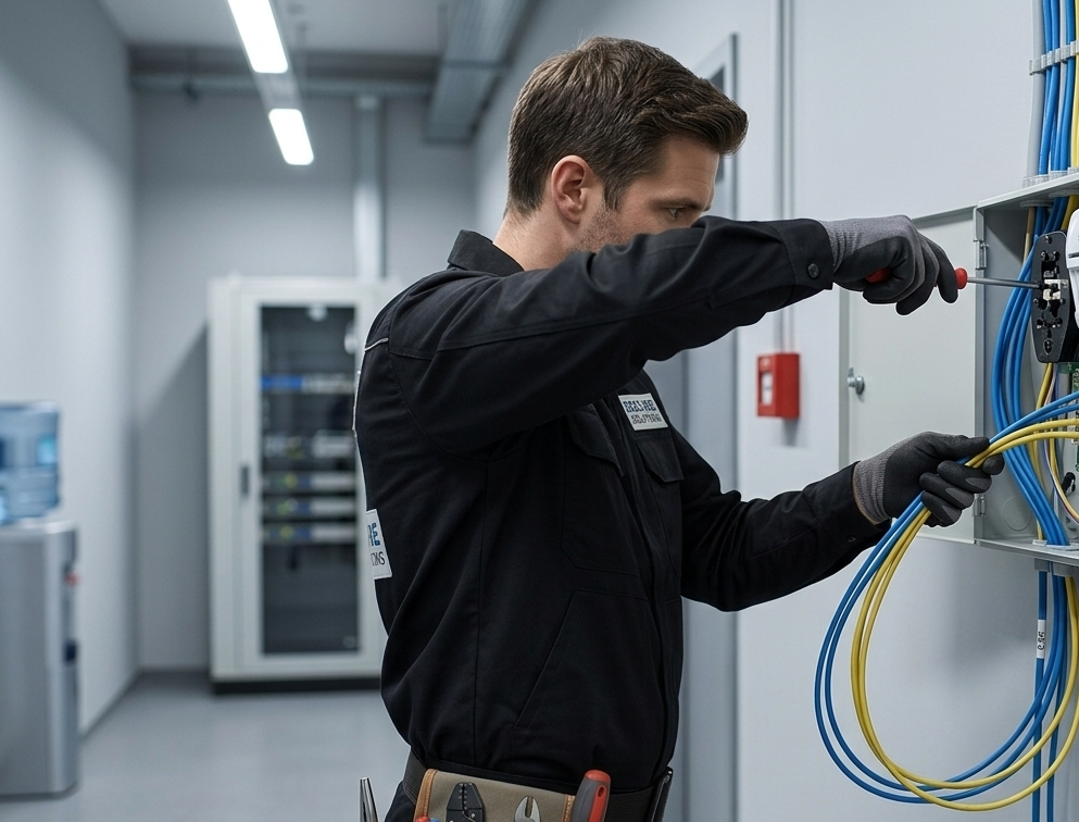 Proteção eletrônica com alarme perimetral
