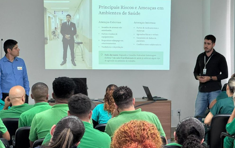 Equipe técnica especializada em segurança